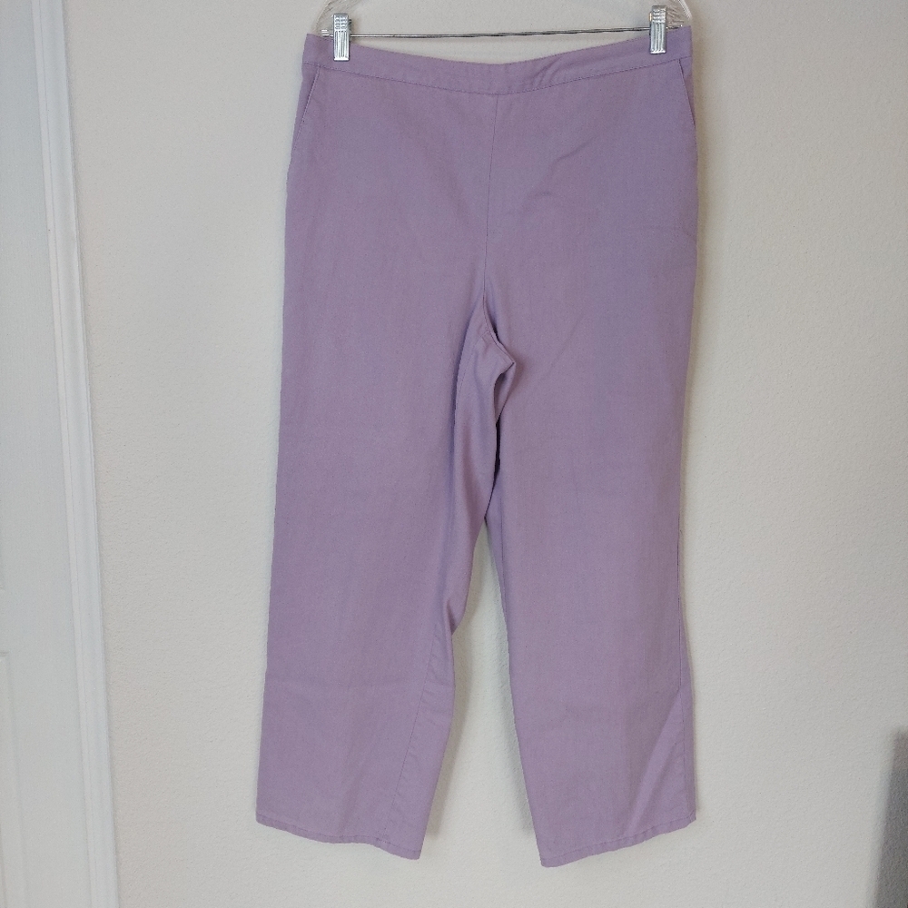 Alfred Dunner Lilac‎ Pull On Pants Size 16